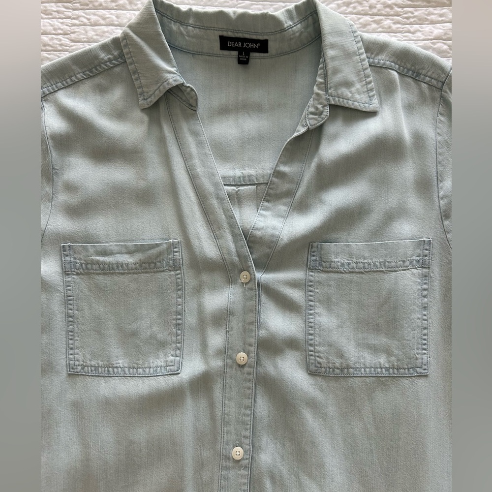 Dear John Long-Sleeved Denim Dress